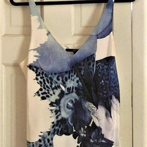 100% Silk Tibi floral tank